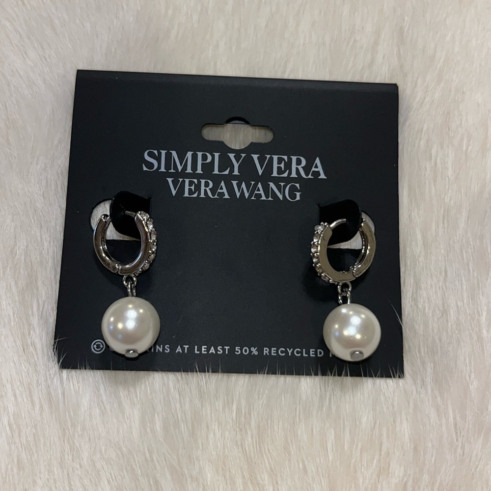 Simply Vera Rhinestone Hoops
